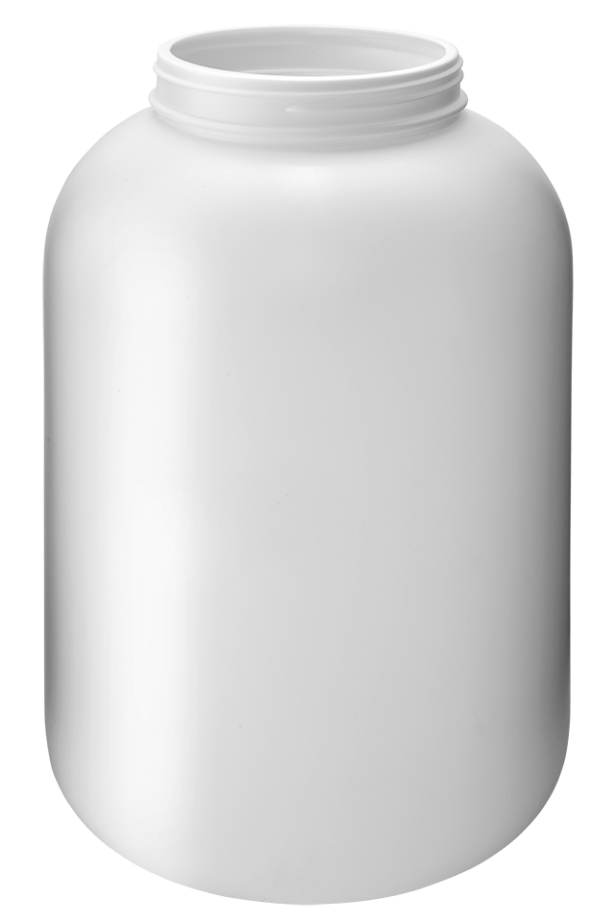 Roundpacker 8000ml 120CT HDPE blanco
